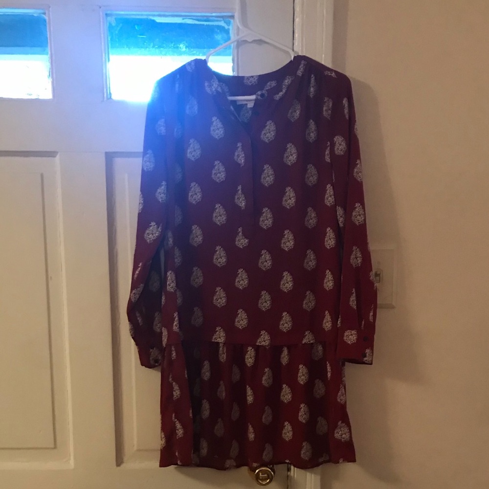 Paisley Red Dress